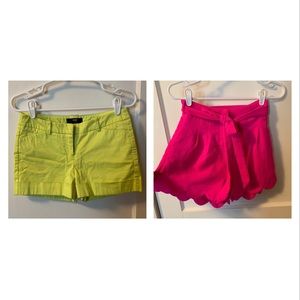 Mossimo Yellow Short and Mittopshop Pink Short